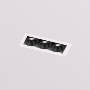 DK2530-WB Встраиваемый светильник SPACE со светодиодом под шпатлевку L69mm 220V 6W 38° 4000К IP20 белый/черный алюминий в Ижевске - izhevsk.ok-mebel.com | фото