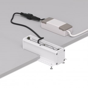 DK2531-WB Встраиваемый светильник SPACE со светодиодом под шпатлевку L126mm 220V 10W 38° 4000К IP20 белый/черный алюминий в Ижевске - izhevsk.ok-mebel.com | фото 5