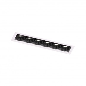 DK2531-WB Встраиваемый светильник SPACE со светодиодом под шпатлевку L126mm 220V 10W 38° 4000К IP20 белый/черный алюминий в Ижевске - izhevsk.ok-mebel.com | фото 6