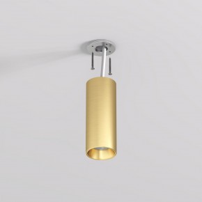 DK2615-SB Накладной светильник SHINE TUBE со светодиодом, D45*H115, IP20, 3000К, 7W, RA?90, сатинированная латунь, алюминий в Ижевске - izhevsk.ok-mebel.com | фото 3
