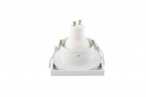 DK3014-WH Встраиваемый светильник влагозащ., IP 44, 50 Вт, GU10, белый, алюминий в Ижевске - izhevsk.ok-mebel.com | фото 5