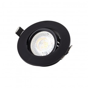DK3020-BK Встраиваемый светильник, IP 20, 10 Вт, GU5.3, LED, черный, пластик в Ижевске - izhevsk.ok-mebel.com | фото