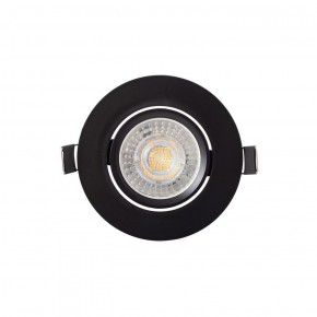 DK3020-BK Встраиваемый светильник, IP 20, 10 Вт, GU5.3, LED, черный, пластик в Ижевске - izhevsk.ok-mebel.com | фото 3