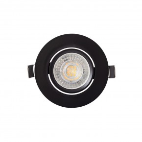 DK3020-BK Встраиваемый светильник, IP 20, 10 Вт, GU5.3, LED, черный, пластик в Ижевске - izhevsk.ok-mebel.com | фото