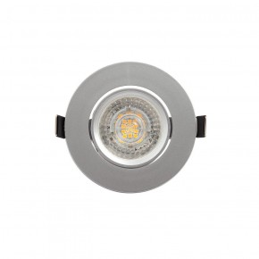 DK3020-CM Встраиваемый светильник, IP 20, 10 Вт, GU5.3, LED, серый, пластик в Ижевске - izhevsk.ok-mebel.com | фото 1