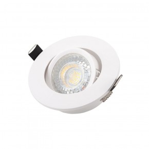 DK3020-WH Встраиваемый светильник, IP 20, 10 Вт, GU5.3, LED, белый, пластик в Ижевске - izhevsk.ok-mebel.com | фото 3