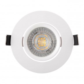 DK3020-WH Встраиваемый светильник, IP 20, 10 Вт, GU5.3, LED, белый, пластик в Ижевске - izhevsk.ok-mebel.com | фото