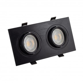 DK3022-BK Встраиваемый светильник, IP 20, 10 Вт, GU5.3, LED, черный, пластик в Ижевске - izhevsk.ok-mebel.com | фото