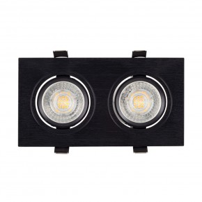 DK3022-BK Встраиваемый светильник, IP 20, 10 Вт, GU5.3, LED, черный, пластик в Ижевске - izhevsk.ok-mebel.com | фото 2