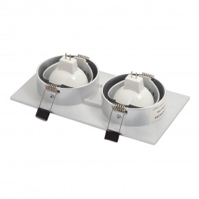 DK3022-CM Встраиваемый светильник, IP 20, 10 Вт, GU5.3, LED, серый, пластик в Ижевске - izhevsk.ok-mebel.com | фото 4