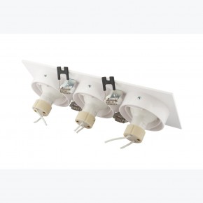 DK3023-WH Встраиваемый светильник, IP 20, 10 Вт, GU5.3, LED, белый, пластик в Ижевске - izhevsk.ok-mebel.com | фото 4
