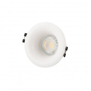 DK3024-WH Встраиваемый светильник, IP 20, 10 Вт, GU5.3, LED, белый, пластик в Ижевске - izhevsk.ok-mebel.com | фото 1