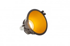 DK3026-BG Встраиваемый светильник, IP 20, 10 Вт, GU5.3, LED, черный/золотой, пластик в Ижевске - izhevsk.ok-mebel.com | фото 3