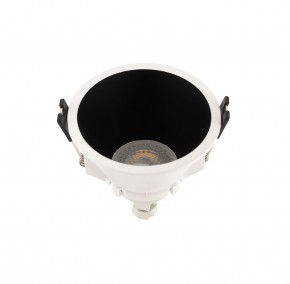 DK3026-WB Встраиваемый светильник, IP 20, 10 Вт, GU5.3, LED, белый/черный, пластик в Ижевске - izhevsk.ok-mebel.com | фото 2