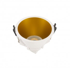 DK3026-WG Встраиваемый светильник, IP 20, 10 Вт, GU5.3, LED, белый/золотой, пластик в Ижевске - izhevsk.ok-mebel.com | фото 2