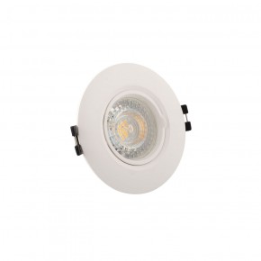 DK3028-WH Встраиваемый светильник, IP 20, 10 Вт, GU5.3, LED, белый, пластик в Ижевске - izhevsk.ok-mebel.com | фото 2