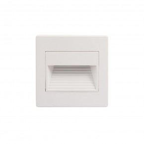 DK3050-WH Светильник встраиваемый в стену, IP 20, LED 3000, 1 Вт, белый, пластик в Ижевске - izhevsk.ok-mebel.com | фото 3