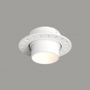 DK3056-WH Встраиваемый светильник под шпатлевку, IP20, до 15 Вт, LED, GU5,3, белый, пластик в Ижевске - izhevsk.ok-mebel.com | фото 1