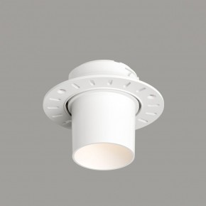 DK3057-WH Встраиваемый светильник под шпатлевку, IP20, до 15 Вт, LED, GU5,3, белый, пластик в Ижевске - izhevsk.ok-mebel.com | фото