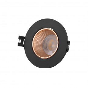 DK3061-BBR Встраиваемый светильник, IP 20, 10 Вт, GU5.3, LED, черный/бронзовый, пластик в Ижевске - izhevsk.ok-mebel.com | фото