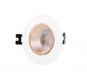 DK3061-WBR Встраиваемый светильник, IP 20, 10 Вт, GU5.3, LED, белый/бронзовый, пластик в Ижевске - izhevsk.ok-mebel.com | фото