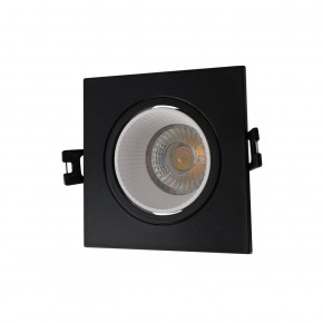DK3071-BK+WH Встраиваемый светильник, IP 20, 10 Вт, GU5.3, LED, черный/белый, пластик в Ижевске - izhevsk.ok-mebel.com | фото