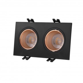 DK3072-BBR Встраиваемый светильник, IP 20, 10 Вт, GU5.3, LED, черный/бронзовый, пластик в Ижевске - izhevsk.ok-mebel.com | фото