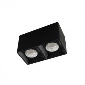 DK3085-BK+CH Светильник накладной IP 20, 10 Вт, GU5.3, LED, черный/хром, пластик в Ижевске - izhevsk.ok-mebel.com | фото