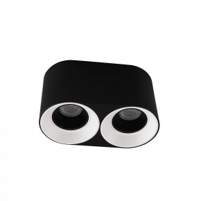 DK3096-BW+BK Светильник накладной IP 20, 10 Вт, GU5.3, LED, черно-белый/черный, пластик в Ижевске - izhevsk.ok-mebel.com | фото