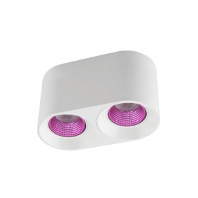 DK3096-WH+PI Светильник накладной IP 20, 10 Вт, GU5.3, LED, белый/розовый, пластик в Ижевске - izhevsk.ok-mebel.com | фото