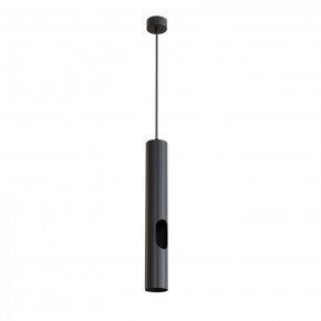 DK4045-BK Подвесной светильник, с декоративным вырезом, IP 20, до 15 Вт, LED, GU10, черный, алюминий в Ижевске - izhevsk.ok-mebel.com | фото