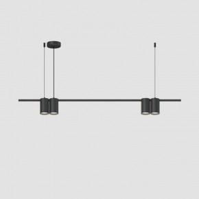 DK4061-BK Подвесной светильник ORBIT, IP20, 4xGU10 LED до 15 Вт, черный матовый, алюминий в Ижевске - izhevsk.ok-mebel.com | фото
