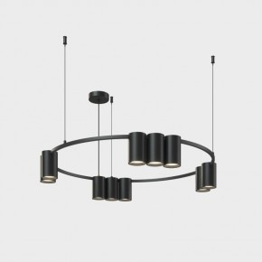 DK4065-BK Подвесной светильник ORBIT, IP20, 10xGU10 LED до 15 Вт, черный матовый, алюминий в Ижевске - izhevsk.ok-mebel.com | фото