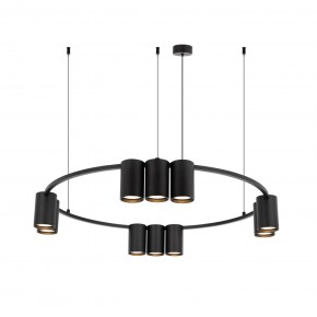 DK4065-BK Подвесной светильник ORBIT, IP20, 10xGU10 LED до 15 Вт, черный матовый, алюминий в Ижевске - izhevsk.ok-mebel.com | фото 3