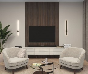 DK5012-BK Бра 800 мм, 3000К, IP20, 7 Вт, черный, алюминий в Ижевске - izhevsk.ok-mebel.com | фото 5