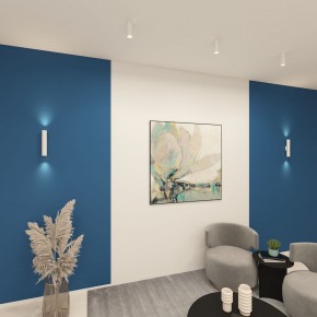 DK5022-WH Настенный светильник, IP20, до 15 Вт, LED, 2xGU10, белый, алюминий в Ижевске - izhevsk.ok-mebel.com | фото 4