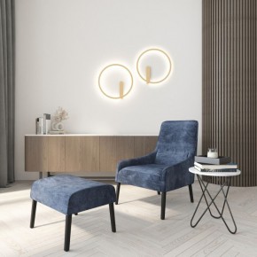 DK5035-SG Бра ROUND со светодиодом, IP20, 24W, 3000/4000/6500K, матовое золото, алюминий в Ижевске - izhevsk.ok-mebel.com | фото 7