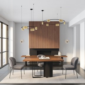DK5060-BK+SG Бра ORBIT, IP20, 3000К, LED, 10 Вт, черный + сатинированное золото, алюминий в Ижевске - izhevsk.ok-mebel.com | фото 6