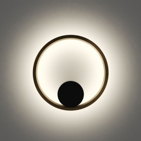 DK5060-BK+SG Бра ORBIT, IP20, 3000К, LED, 10 Вт, черный + сатинированное золото, алюминий в Ижевске - izhevsk.ok-mebel.com | фото 4