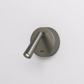 DK5072-DN Бра SHINE WALL со светодиодом, D104*H68, IP20, 3000К, 3W, RA?90, темный никель, алюминий в Ижевске - izhevsk.ok-mebel.com | фото
