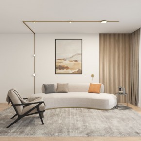 DK5072-SB Бра SHINE WALL со светодиодом, D104*H68, IP20, 3000К, 3W, RA?90, сатинированная латунь, алюминий в Ижевске - izhevsk.ok-mebel.com | фото 5