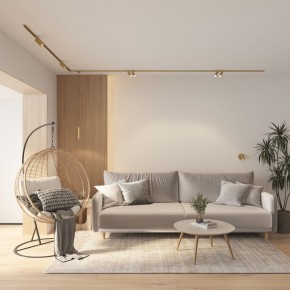 DK5072-SB Бра SHINE WALL со светодиодом, D104*H68, IP20, 3000К, 3W, RA?90, сатинированная латунь, алюминий в Ижевске - izhevsk.ok-mebel.com | фото 8