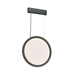 DK6604-BK Подвесной вертикальный светильник Veil со светодиодом H1500 d450 220V 36W 3000-6000K IP20 черный алюминий в Ижевске - izhevsk.ok-mebel.com | фото 3
