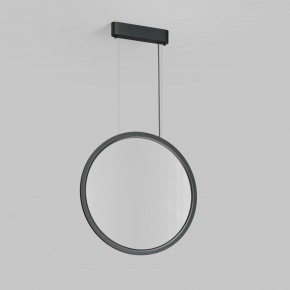 DK6606-BK Подвесной вертикальный светильник Veil со светодиодом H1700 d600 220V 48W 3000-6000K IP20 черный алюминий в Ижевске - izhevsk.ok-mebel.com | фото 4