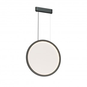 DK6606-BK Подвесной вертикальный светильник Veil со светодиодом H1700 d600 220V 48W 3000-6000K IP20 черный алюминий в Ижевске - izhevsk.ok-mebel.com | фото 5