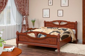 ЕЛЕНА-4 Кровать из массива (орех) в Ижевске - izhevsk.ok-mebel.com | фото