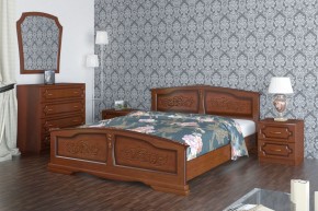 ЕЛЕНА Кровать из массива (Орех) в Ижевске - izhevsk.ok-mebel.com | фото