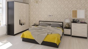 Фиеста Кровать 1800, цвет венге/дуб лоредо, ШхГхВ 183,5х203,5х80 см., сп.м. 1800х2000 мм., без матраса, основание есть в Ижевске - izhevsk.ok-mebel.com | фото 5