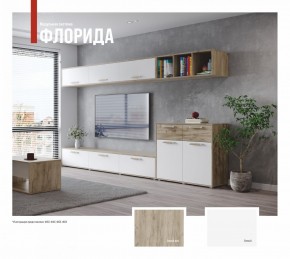 ФЛОРИДА Гостиная (модульная) дуб серый/белый в Ижевске - izhevsk.ok-mebel.com | фото