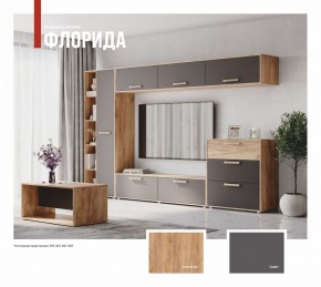 ФЛОРИДА Гостиная (модульная) дуб золотой/графит в Ижевске - izhevsk.ok-mebel.com | фото